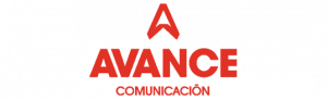 Productora audiovisual Colirio Films logo de Avance Comunicación en rojo. Hacemos Vídeos, fotografías, animación.