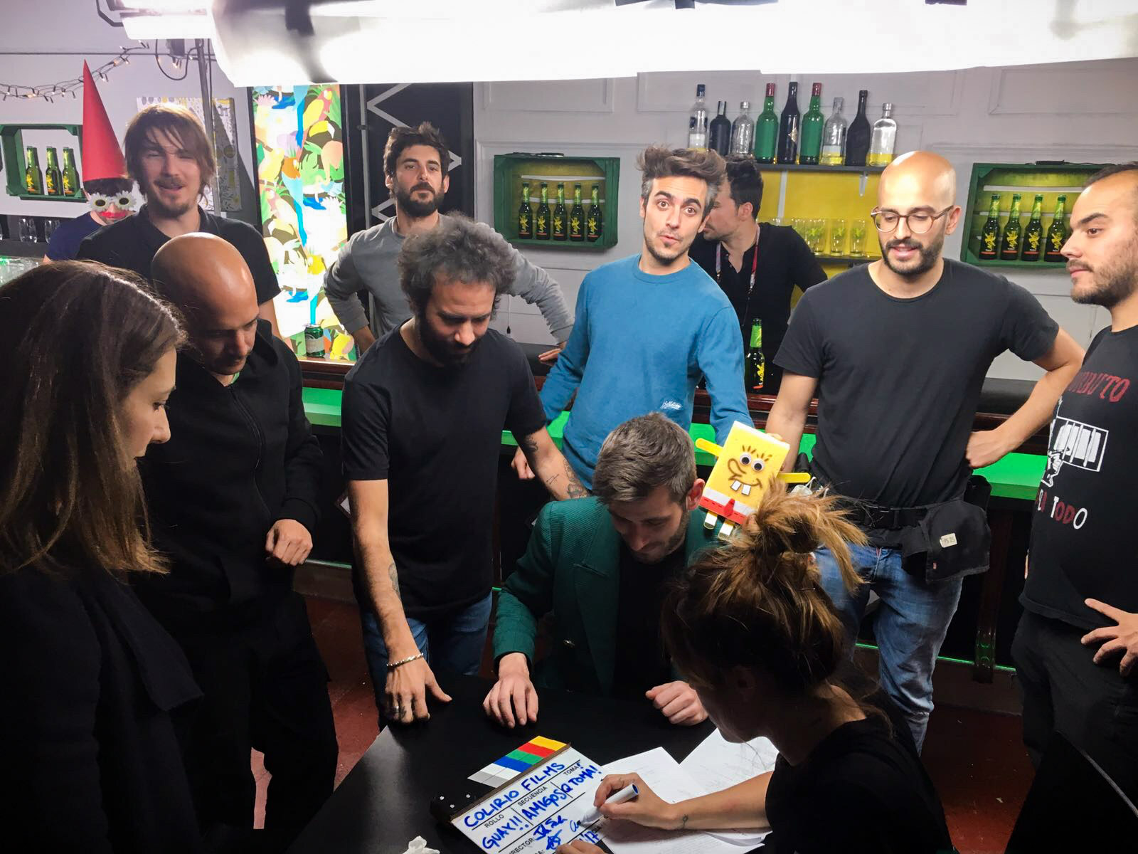 Equipo técnico de la campaña de Branded Content de Mixta de Mahou en Madrid